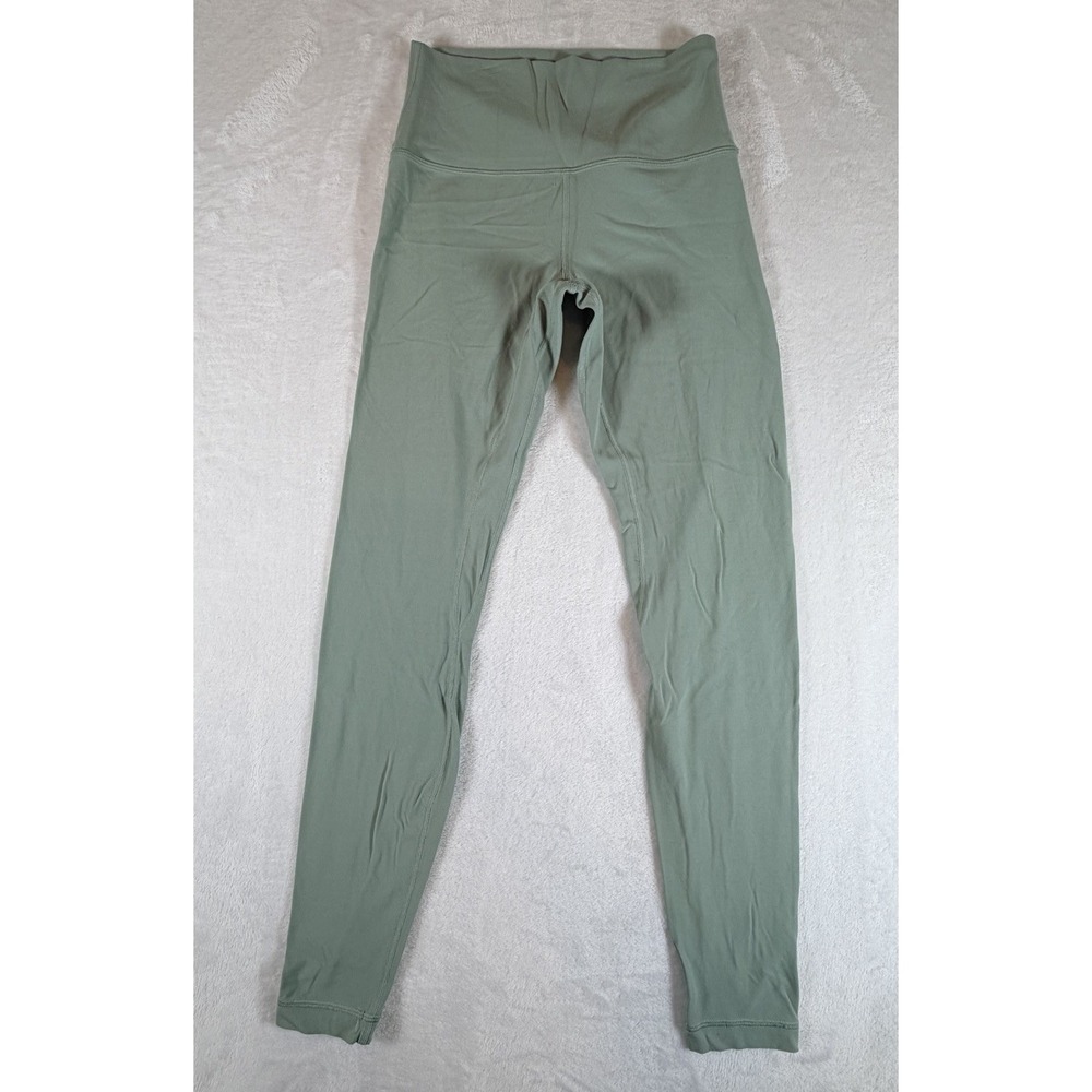 Lululemon Align HR Pant 28"L Nulu Sz 6 Rosemary Green